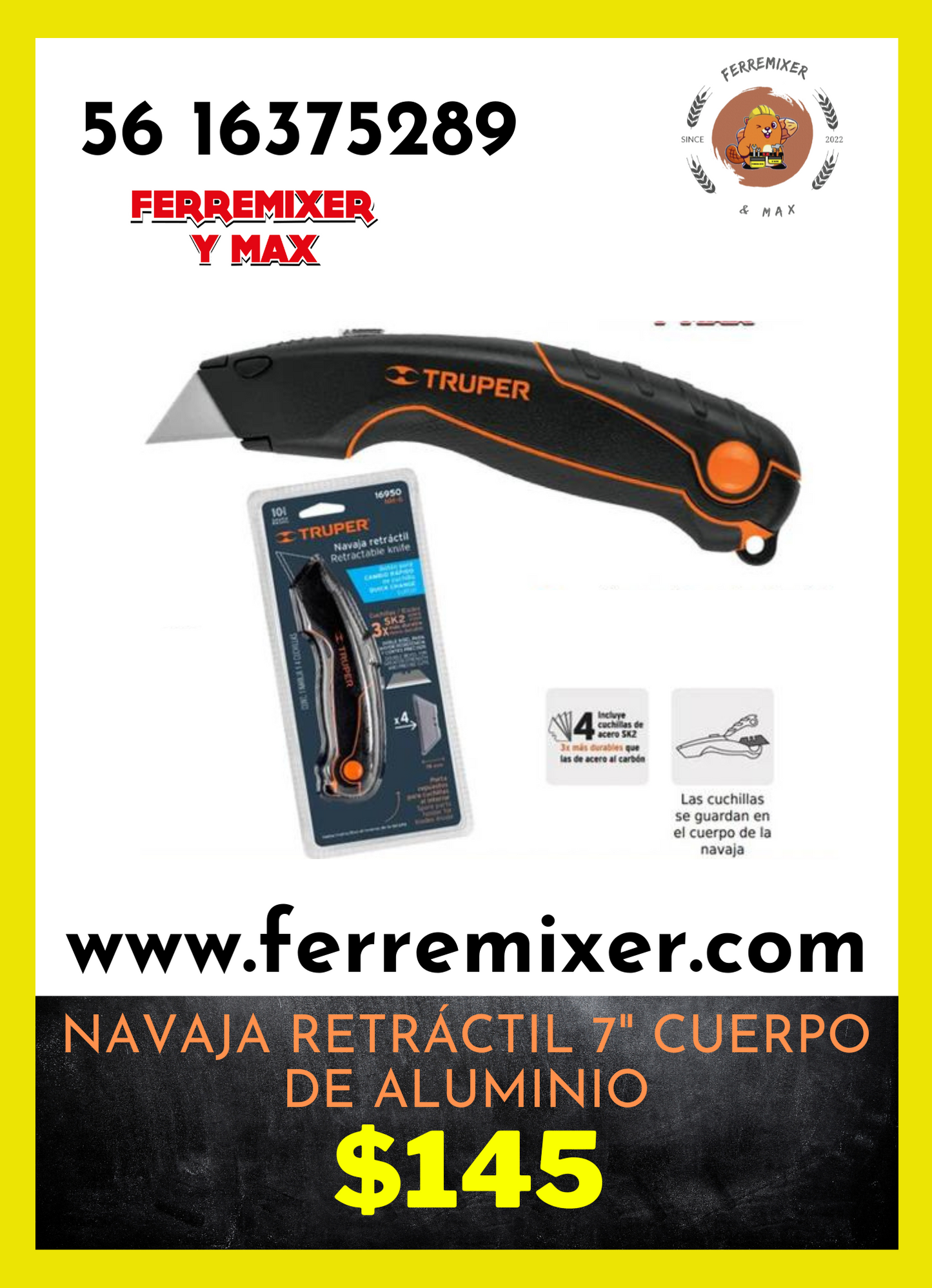 NAVAJA RETRACTIL 7"