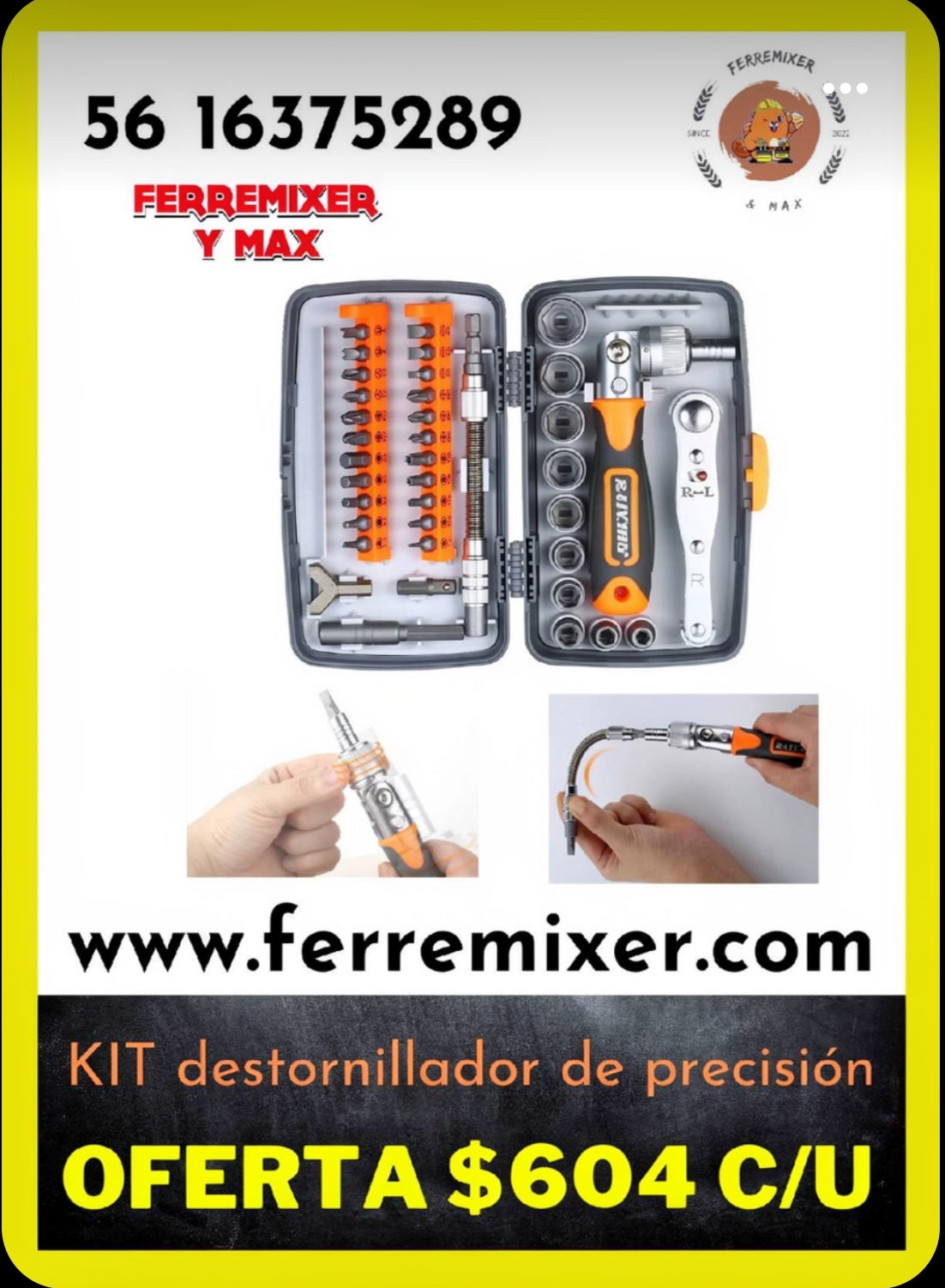 tu aliado, Kit Destornillador multifunción | Tiempo de entrega: 1 día hábil