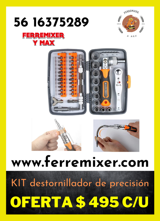 tu aliado, Kit Destornillador multifunción  | Tiempo de entrega: 1 día hábil