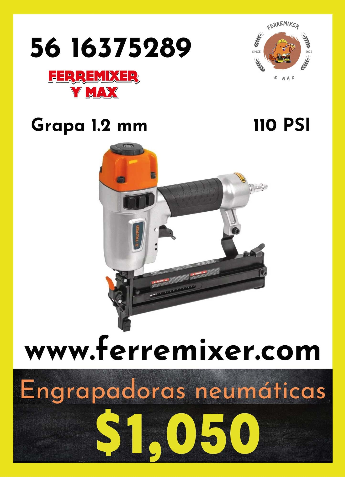 Engrapadoras neumáticas  | Tiempo de entrega: 2 días hábiles