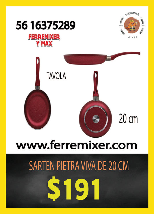 COCINA SARTEN PIETRA VIVA DE 20 cm