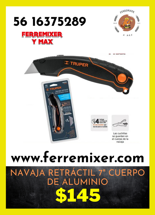 NAVAJA RETRACTIL 7"