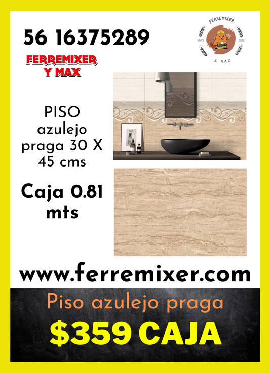a embellecer tus sueños PISO PRAGA azulejo Caja 0.81 mts