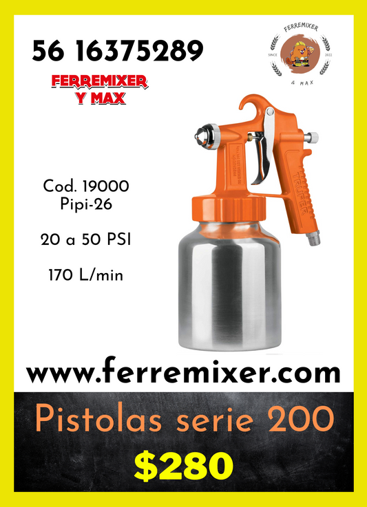 Pistolas serie 200  | Tiempo de entrega: 1 día hábil