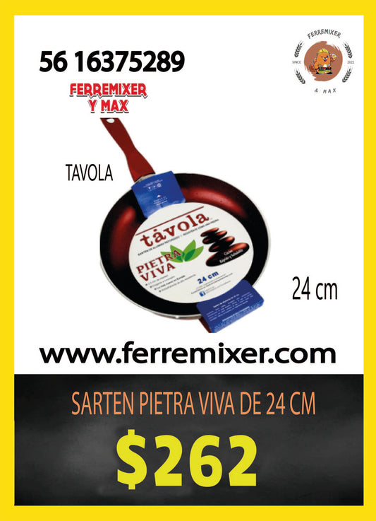 COCINA SARTEN PIETRA VIVA DE 24 cm