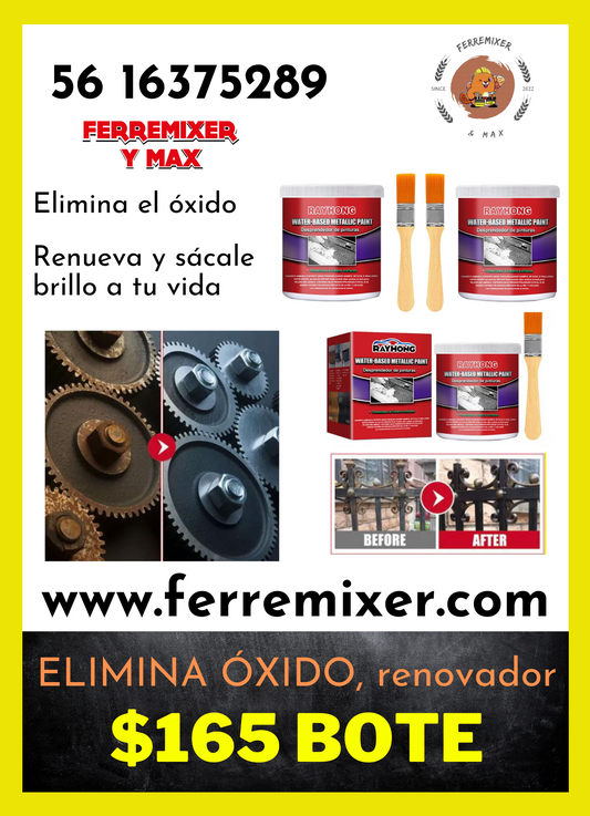 OXIDO ELIMINA A BASE DE PINTURA, RENUEVA TUS ESPACIOS