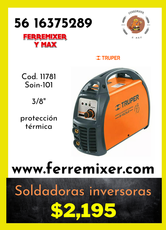 Soldadoras inversoras   | Tiempo de entrega: 1 día hábil.