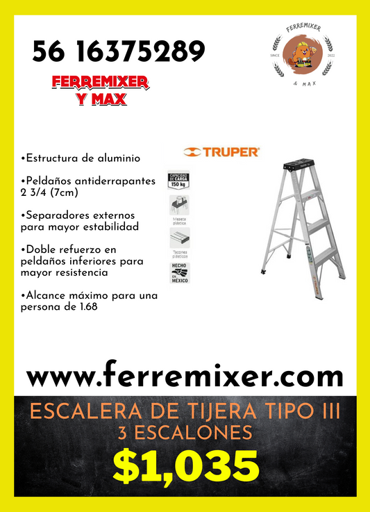 Escalera Tipo Tijera  | Tiempo de entrega: 1 día hábil