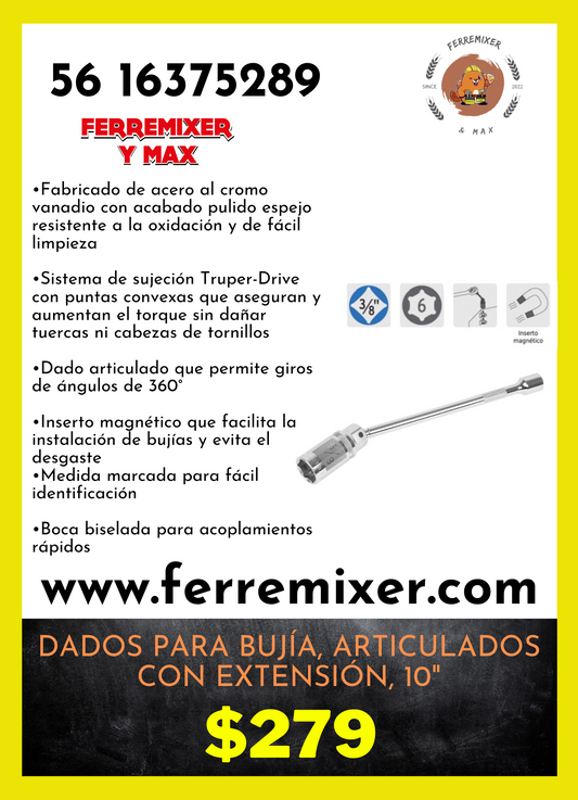 KIT DADOS para BUJIA 10"