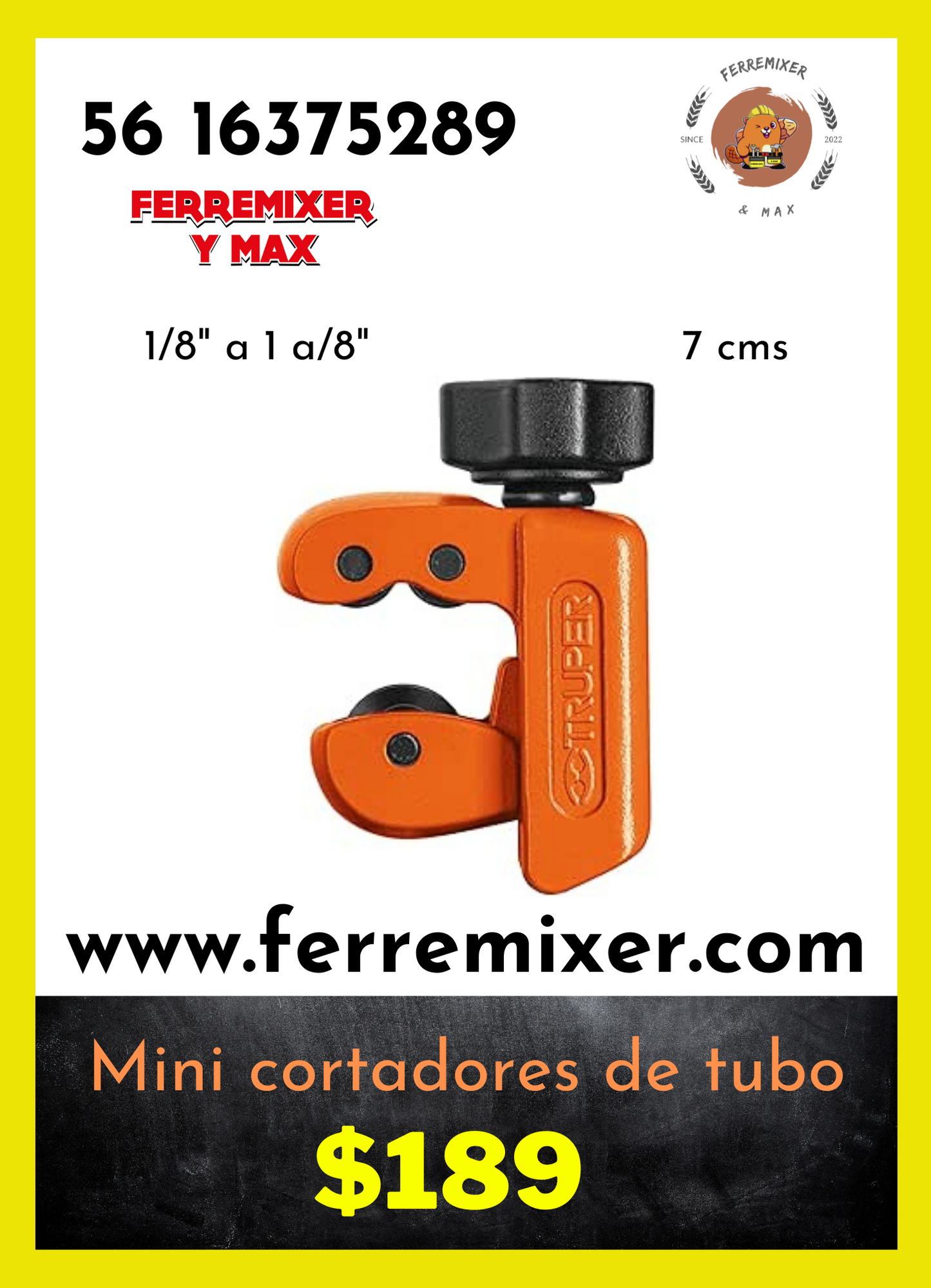 Mini cortadores de tubo
