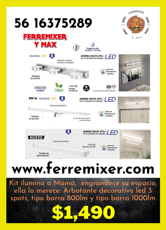 Iluminación Kit, lámpara led decoración.
