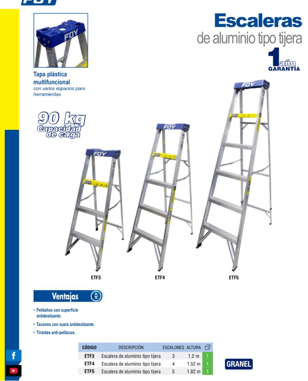 Escalera FOY 5 escalones