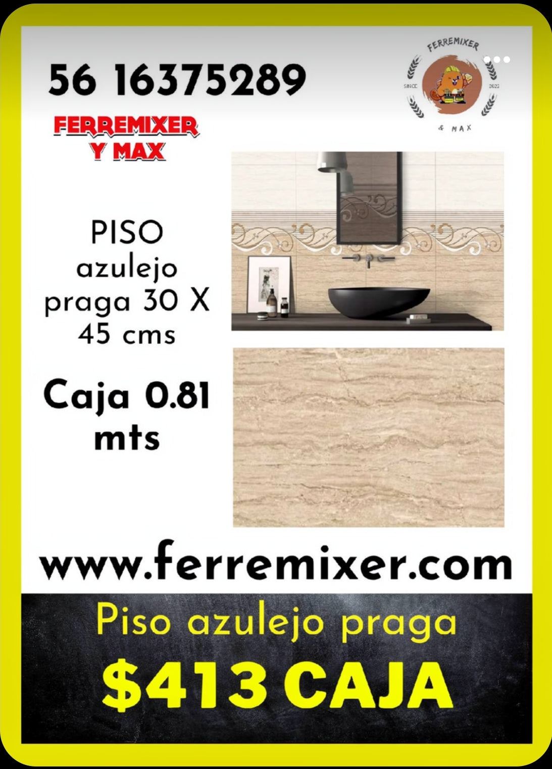 a embellecer tus sueños PISO PRAGA azulejo Caja 0.81 mts