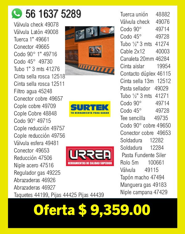 KIT CASA CONEXIONES y TUBERIAS
